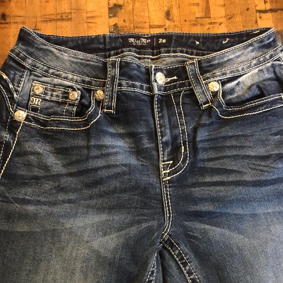 Miss me boot cut jeans 28 EUC - Picture 2 of 5
